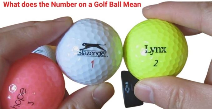 What does the Number on a Golf Ball Mean